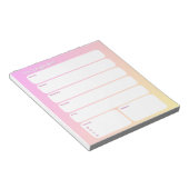 Bloc-note Weekly Planner Notepad – Weekday Layout (Incliné)