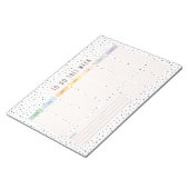 Bloc-note Weekly To Do List (Incliné)