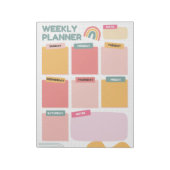 Bloc-note weekly to do list Minimalist Planner Organizer  (Tourné)