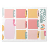 Bloc-note weekly to do list Minimalist Planner Organizer  (Devant)