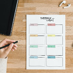 Bloc-note Weekly Workout Planner<br><div class="desc">Weekly workout planner</div>