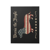 Bloc-note Weenie Le Peuple Dachshund 4 juillet (Tourné)