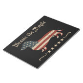 Bloc-note Weenie Le Peuple Dachshund 4 juillet (Incliné)