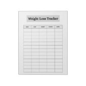 Bloc-note Weight Loss Tracker  (Tourné)
