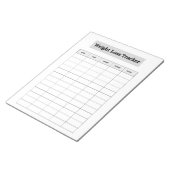 Bloc-note Weight Loss Tracker  (Incliné)