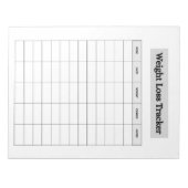 Bloc-note Weight Loss Tracker  (Devant)