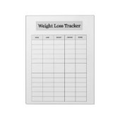 Bloc-note Weight Loss Tracker  (Tourné)