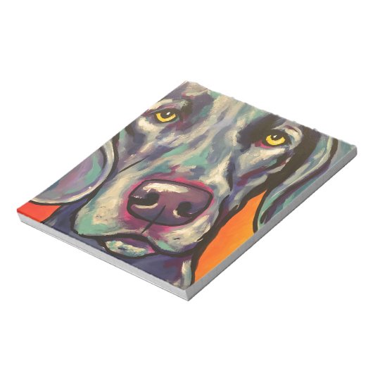 Bloc-note weimaraner (Tourné)