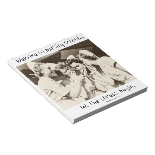 Bloc-note Welcome to Nursing (Incliné)