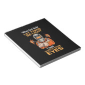 Bloc-note Welder Dit Regardez Vos Yeux (Incliné)