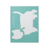 Bloc-note West Highland Terrier Dog Puppy Westie (Tourné)