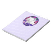 Bloc-note West Highland White Terrier Peinture Chien Art (Tourné)
