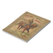 Bloc-note Western Buffalo Bill Wild West (Tourné)