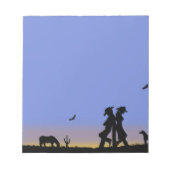 Bloc-note Western Cowboy (Devant)