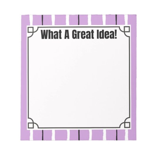 Bloc-note What a Great Idea! (Devant)