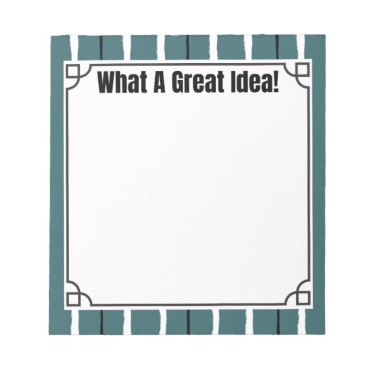 Bloc-note What a Great Idea! (Devant)