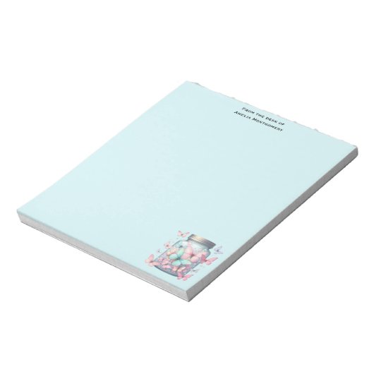 Bloc-note Whimsical Butterflies in a Jar (Tourné)