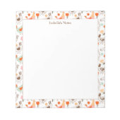 Bloc-note Whimsical Chickens Hens Cute Birds (Devant)