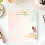 Bloc-note Whimsical Fairy Butterfly Garden Nom personnalisé