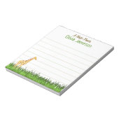 Bloc-note Whimsical Kid's Name GIRAFFE Lined (Tourné)
