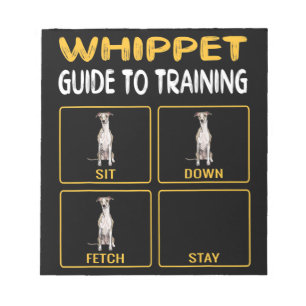 Bloc-note Whippet Guide Pour L'Entraînement De L'Obéissance 