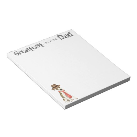 Bloc-note Whippet Papa (Incliné)