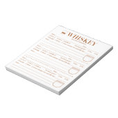 Bloc-note Whiskey Tracker, Whiskey Lover Tableau d'évaluatio (Tourné)