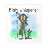 Bloc-note Whisperer de poissons (Devant)