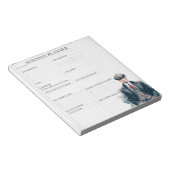 Bloc-note White and Black business planner  (Incliné)