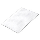 Bloc-note White and Deep Blue Lined Landscape (Incliné)