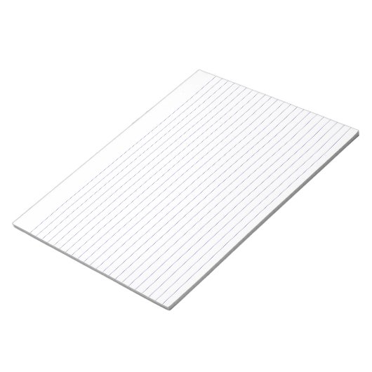 Bloc-note White and Deep Blue Lined Landscape (Incliné)