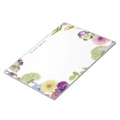 Bloc-note Wildflower Theme Custom Name (Incliné)