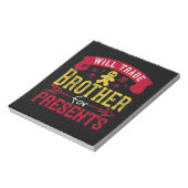 Bloc-note Will Trade Brother Pour Les Présentations (Tourné)
