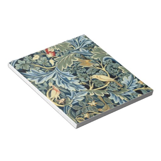 Bloc-note William Morris Birds et Acanthus (Incliné)