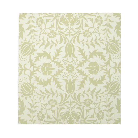 Bloc-note William Morris Borge Mariage Soft Green (Devant)