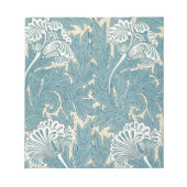 Bloc-note William Morris Classique Tulipe Bleu Floral (Devant)