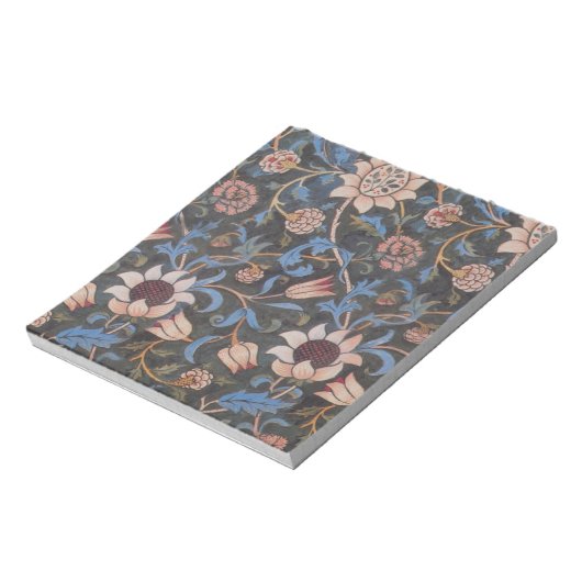 Bloc-note William Morris Evenlode Textile Floral Art (Tourné)