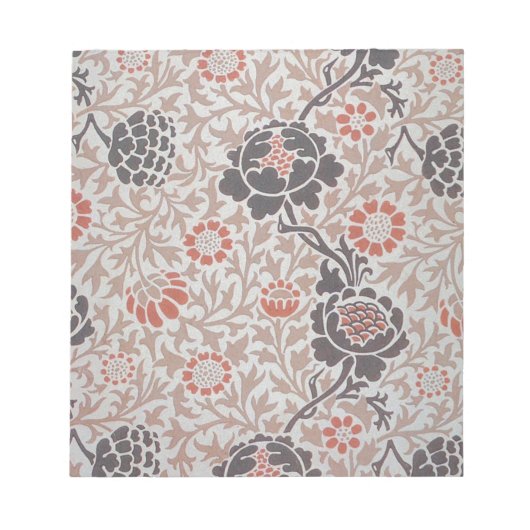 Bloc-note William Morris Flower Grafton Papier Peint (Devant)