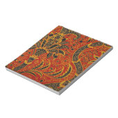 Bloc-note William Morris Inde Floral rouge (Tourné)