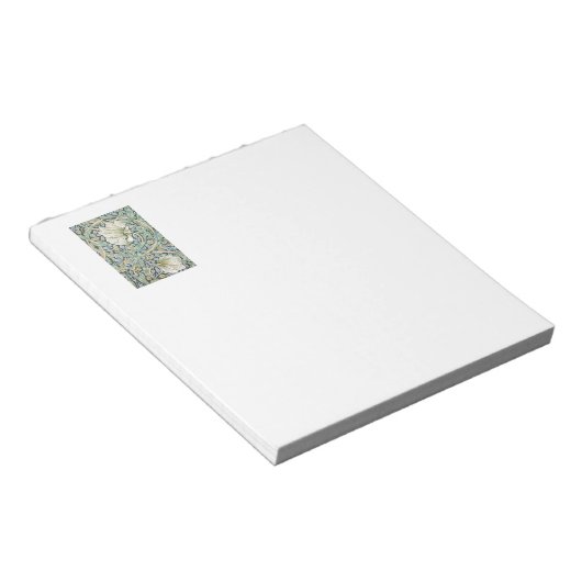 Bloc-note William Morris Pimpernel Fond d'écran floral (Incliné)