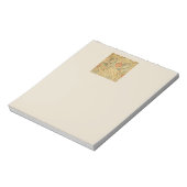 Bloc-note William Morris Rose Flower Fond d'écran Motif (Tourné)