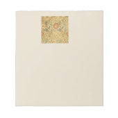 Bloc-note William Morris Rose Flower Fond d'écran Motif (Devant)