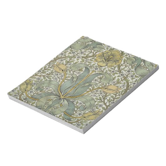 Bloc-note William Morris Spring Motif classique épais (Tourné)