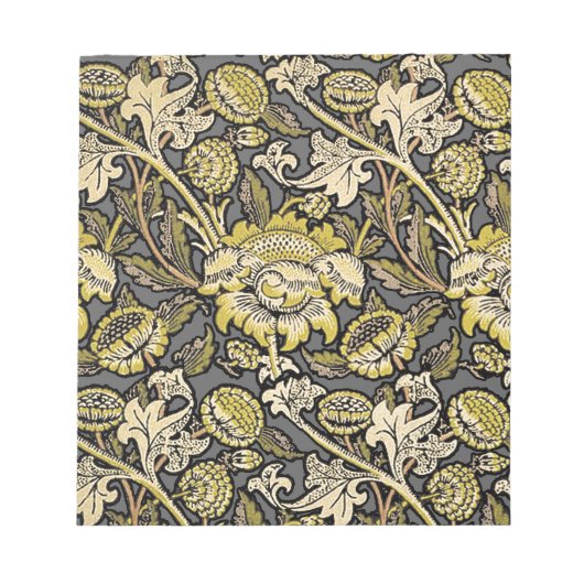 Bloc-note William Morris Wey Fond d'écran Floral (Devant)