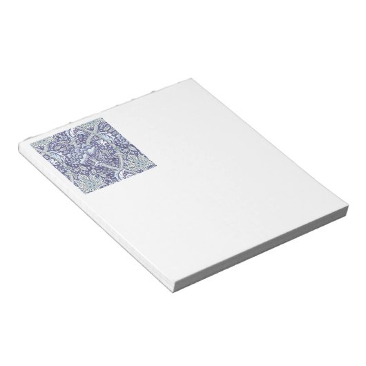 Bloc-note William Morris Windrush fleurs bleues (Incliné)