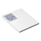 Bloc-note William Morris Windrush Motif Bleu Floral (Incliné)