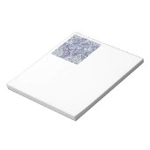 Bloc-note William Morris Windrush Motif Bleu Floral (Tourné)