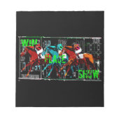 Bloc-note win place show courses hippiques (Devant)