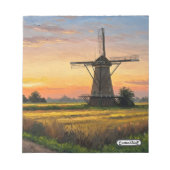 Bloc-note Windmill In The Countryside (Devant)