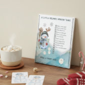 Bloc-note Winter To-Do List Notepad Snowman and Marshmallow